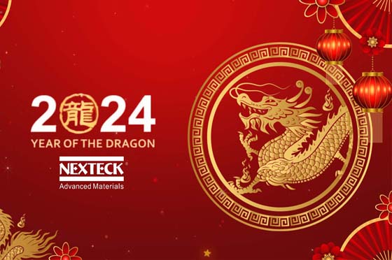 恭贺新春、喜迎龙年，NEXTECK祝大家龙年大吉、万事如意！